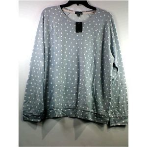 Insomniax Womens PNJ7 Regular Pull On Sleepwear, Blue, Size Large